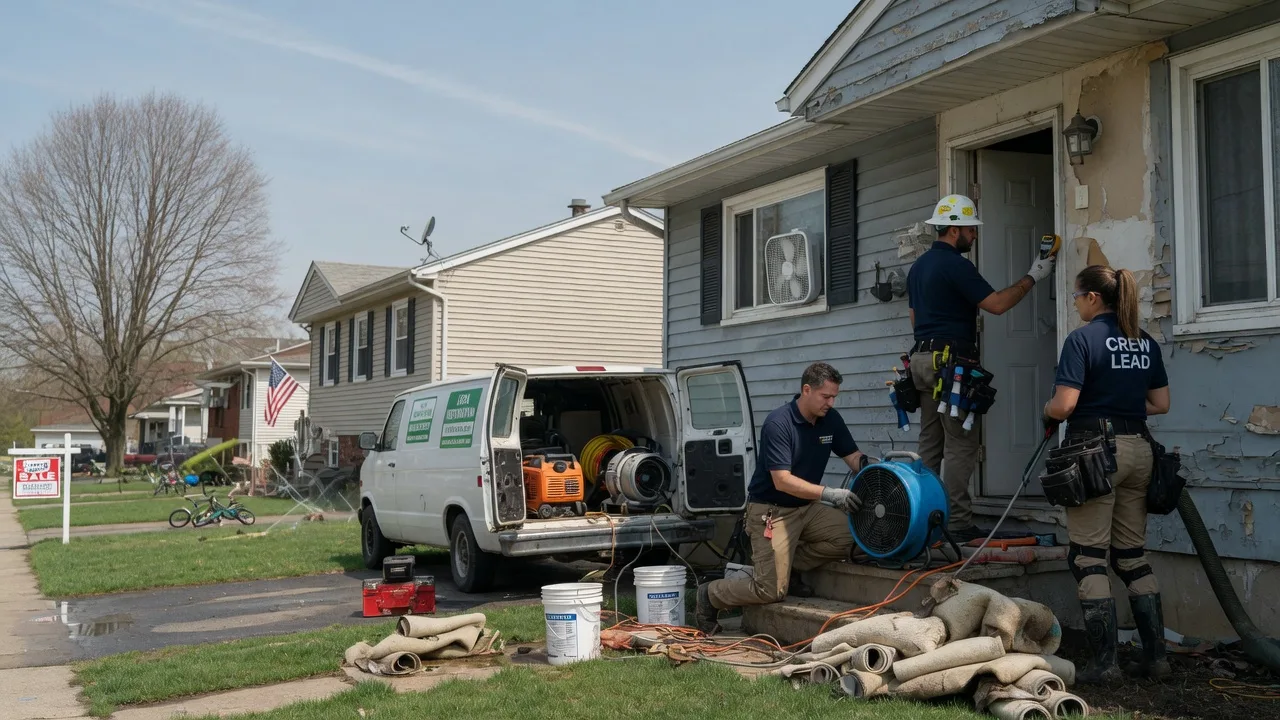 Flood Cleanup in Smiths Creek, MI near me